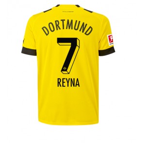 Borussia Dortmund Giovanni Reyna #7 Hemmatröja 2022-23 Kortärmad